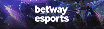 Betway Esports logo with a background image