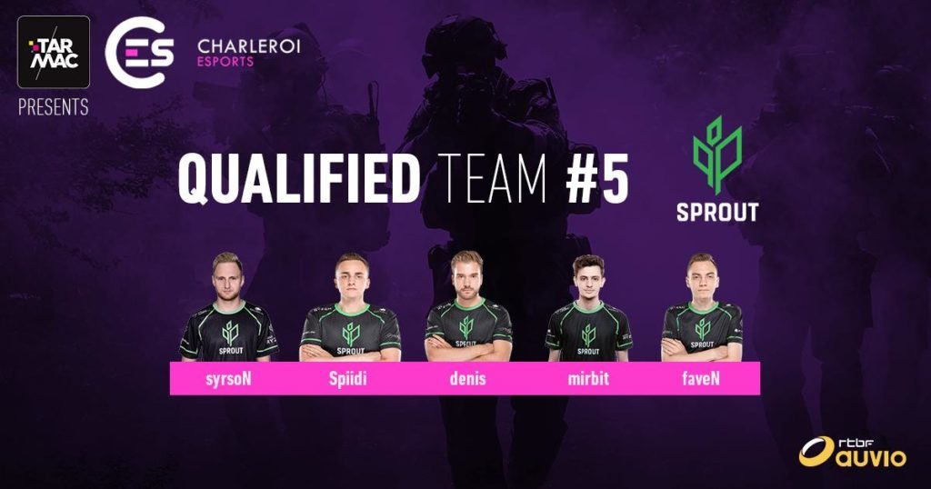 Sprout-Qualifies-for-Charleroi-Esports-2019 esportsonly.com